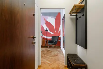 Telewizja i/lub zestaw kina domowego w obiekcie P&O Apartments Wiejska II