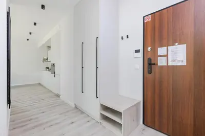 Plan piętra w obiekcie SuperApart Herbu Janina 4, Wilanów, szpital Medicover, Paley, parking
