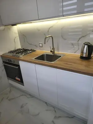 Kuchnia lub aneks kuchenny w obiekcie Krucza Apartament