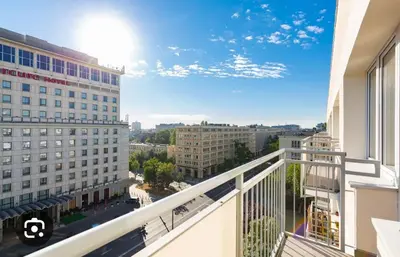 Balkon lub taras w obiekcie Krucza Apartament