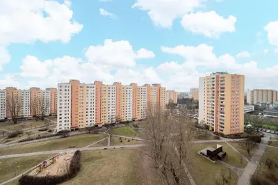 Budynek, w którym mieści się apartament