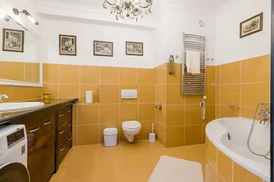 Łazienka w obiekcie Piękny apartament w Warszawie