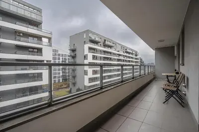Plan piętra w obiekcie Kasprzaka Apartments - Balcony, Targi Expo - by Rentujemy