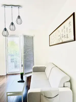 Część wypoczynkowa w obiekcie IkigaiHome PL modern apartment with garage