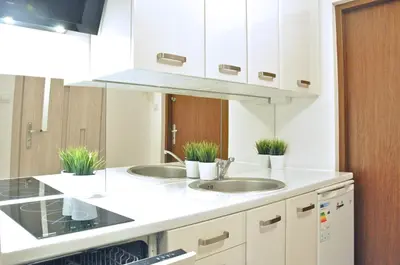 Kuchnia lub aneks kuchenny w obiekcie Nice and comfy studio close to Old town and metro.