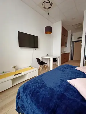 Telewizja i/lub zestaw kina domowego w obiekcie Zlatarooms