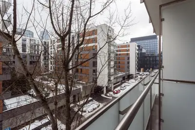 Obiekt Warsaw In City Apartments II zimą
