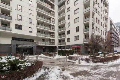 Obiekt Warsaw In City Apartments II zimą