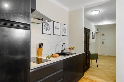 Kuchnia lub aneks kuchenny w obiekcie Old Town Serviced P&O Apartments