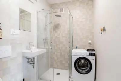 Łazienka w obiekcie Apartament na Powiślu