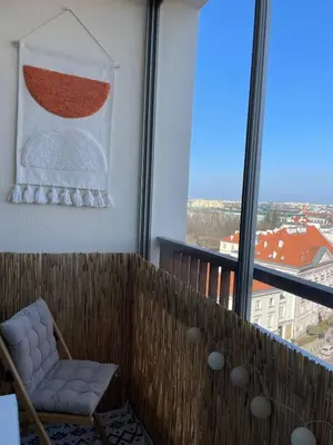 Balkon lub taras w obiekcie Boho Chic City Center