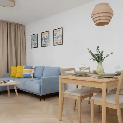 Beautiful & Bright Walowa Apartments with Balcony by Noclegi Renters