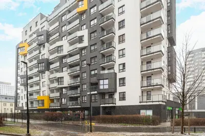 Budynek, w którym mieści się apartament
