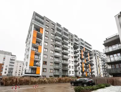 Budynek, w którym mieści się apartament