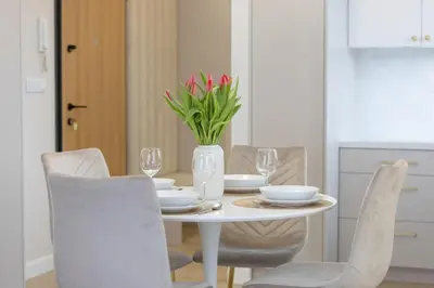 Plan piętra w obiekcie Stylish Apartment with Balcony 7th Floor by Noclegi Renters