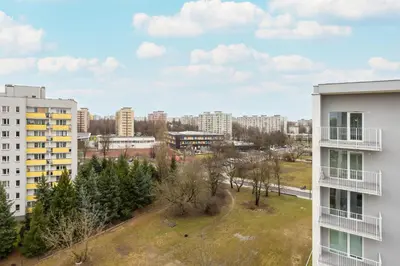 Budynek, w którym mieści się apartament