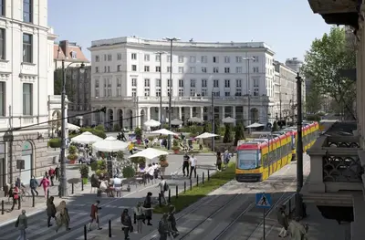 Plan piętra w obiekcie Mokotowska 7