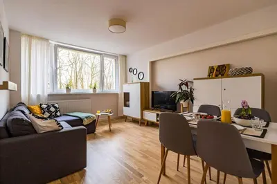 Część wypoczynkowa w obiekcie Apartament Powiśle