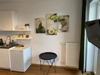 Kuchnia lub aneks kuchenny w obiekcie Apartament Modlińska