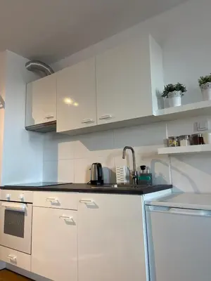 Kuchnia lub aneks kuchenny w obiekcie Apartament Modlińska
