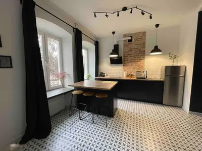 Kuchnia lub aneks kuchenny w obiekcie Loft in historic building Warsaw