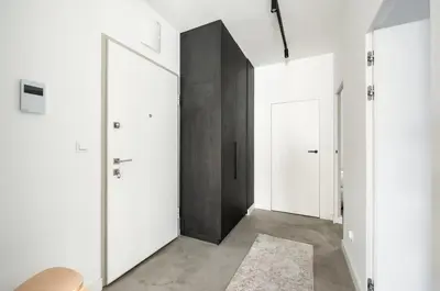 Plan piętra w obiekcie Mokotów Postępu Chic Apartment by BookingHost