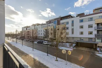 Budynek, w którym mieści się apartament