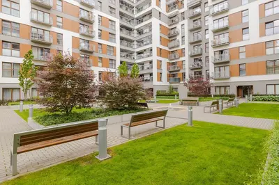 Ogród w obiekcie Woronicza Premium Complex