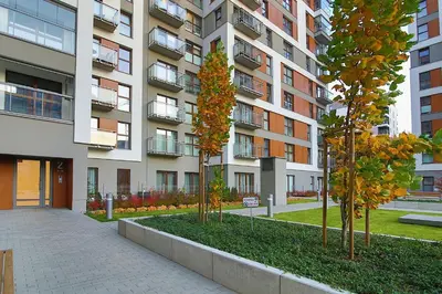 Budynek, w którym mieści się apartament