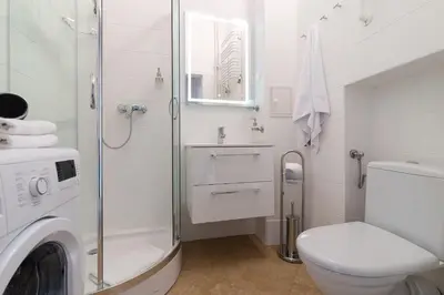 Łazienka w obiekcie Elegant Freta 25 Apartment by Noclegi Renters