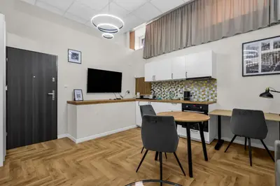 Kuchnia lub aneks kuchenny w obiekcie Humblebee Nest Muranów
