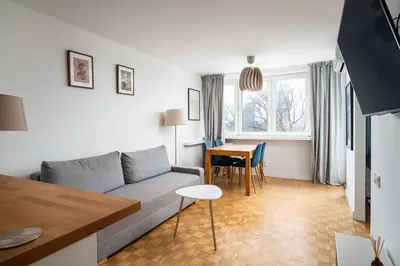 Część wypoczynkowa w obiekcie Plac Zawiszy Cosy Apartment by BookingHost