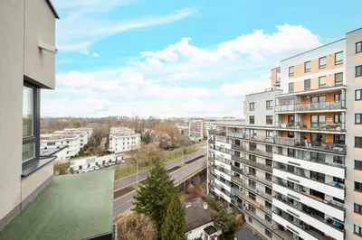 Budynek, w którym mieści się apartament