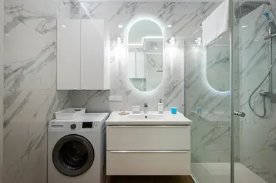 Łazienka w obiekcie Mokotów Nowe Południe Chic Apartment by BookingHost