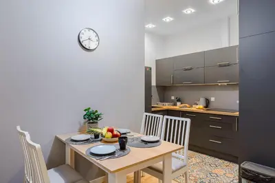 Kuchnia lub aneks kuchenny w obiekcie ShortStayPoland Jana Kazimierza (B155)