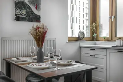 Plan piętra w obiekcie M&R Apartament Airport&Business Wynalazek - fast WI-Fi - underground garage - self check-in - Netflix - 6 min from Chopin Airport