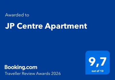 Certyfikat, podpis lub inny dokument wystawiony w obiekcie JP Centre Apartment