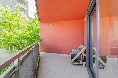 Balkon lub taras w obiekcie SuperApart Mińska 48 - Z dwoma balkonami