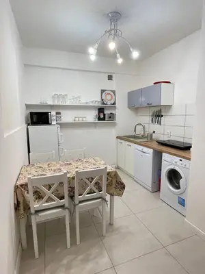 Kuchnia lub aneks kuchenny w obiekcie Apartament Plac Unii Lubelskiej