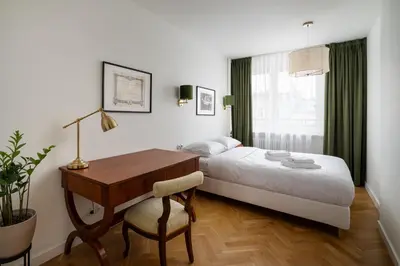 Plan piętra w obiekcie Kopernika City Centre Apartment by BookingHost