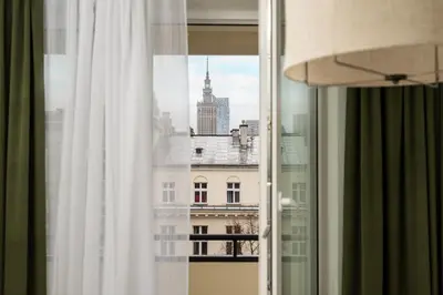 Plan piętra w obiekcie Kopernika City Centre Apartment by BookingHost