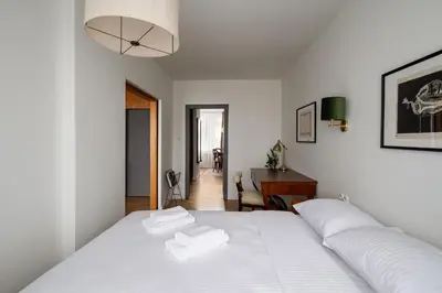 Plan piętra w obiekcie Kopernika City Centre Apartment by BookingHost