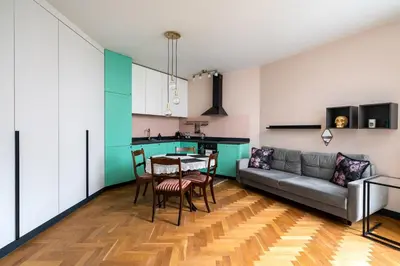 Kuchnia lub aneks kuchenny w obiekcie Bobrowiecka Cosy Apartment by BookingHost