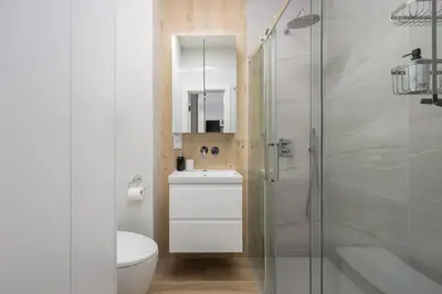 Łazienka w obiekcie WARSZAWSKI SEN. Apartament na 5