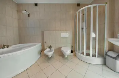 Łazienka w obiekcie Wilanowska Hostel
