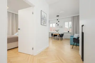Część wypoczynkowa w obiekcie Charming Apartment Plac Zamkowy in Warsaw Old Town by Noclegi Renters