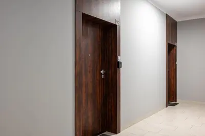 Plan piętra w obiekcie 11th Floor Praga View Apartment by BookingHost