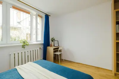 Łóżko lub łóżka w pokoju w obiekcie ROOM Rodła 12