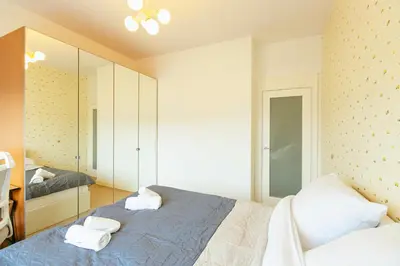 Łóżko lub łóżka w pokoju w obiekcie Apartament Marina dla 6 osób - Bezpłatny parking - dwie łazienki - duży taras - ekspres - Better Rental