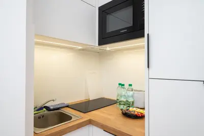 Telewizja i/lub zestaw kina domowego w obiekcie Krasiński Garden Comfort Apartment by BookingHost